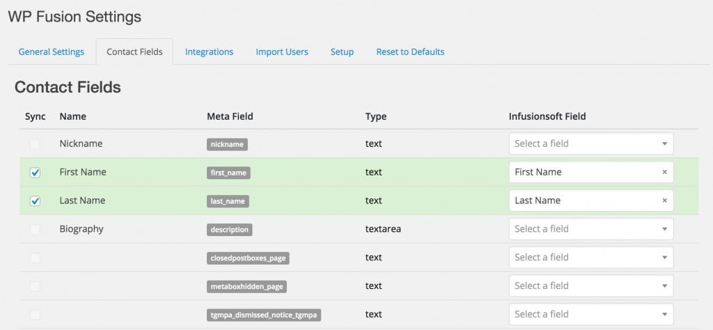 Advanced Custom Fields - WPF mapping