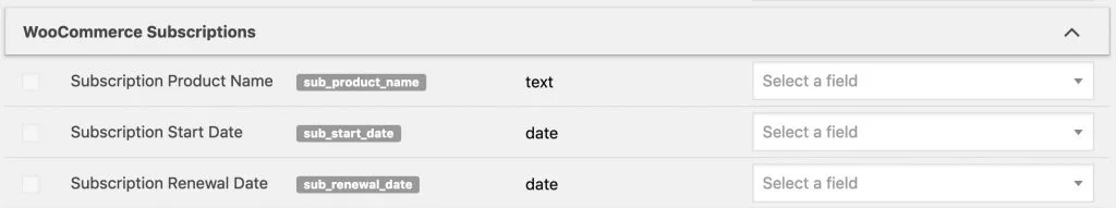 WooCommerce Subscriptions extension settings